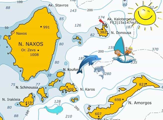 Piccole Cicladi in barca a vela