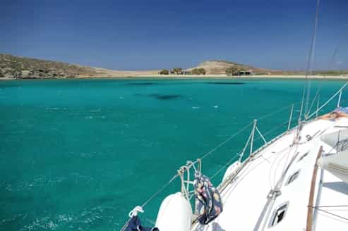 Itinerario in barca a vela da Naxos a Lavrio