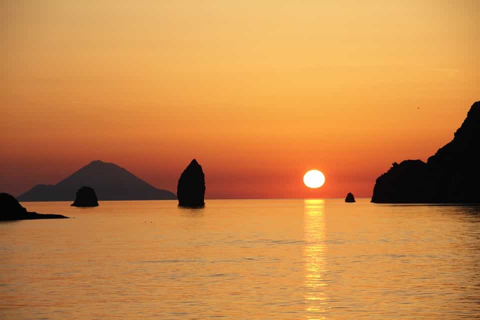 tramonto polieagos